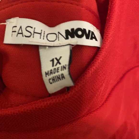 Red dress size 1x - Picture 3 of 5